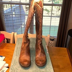 Like New Corral Leather Tall Boots Womens Size 10